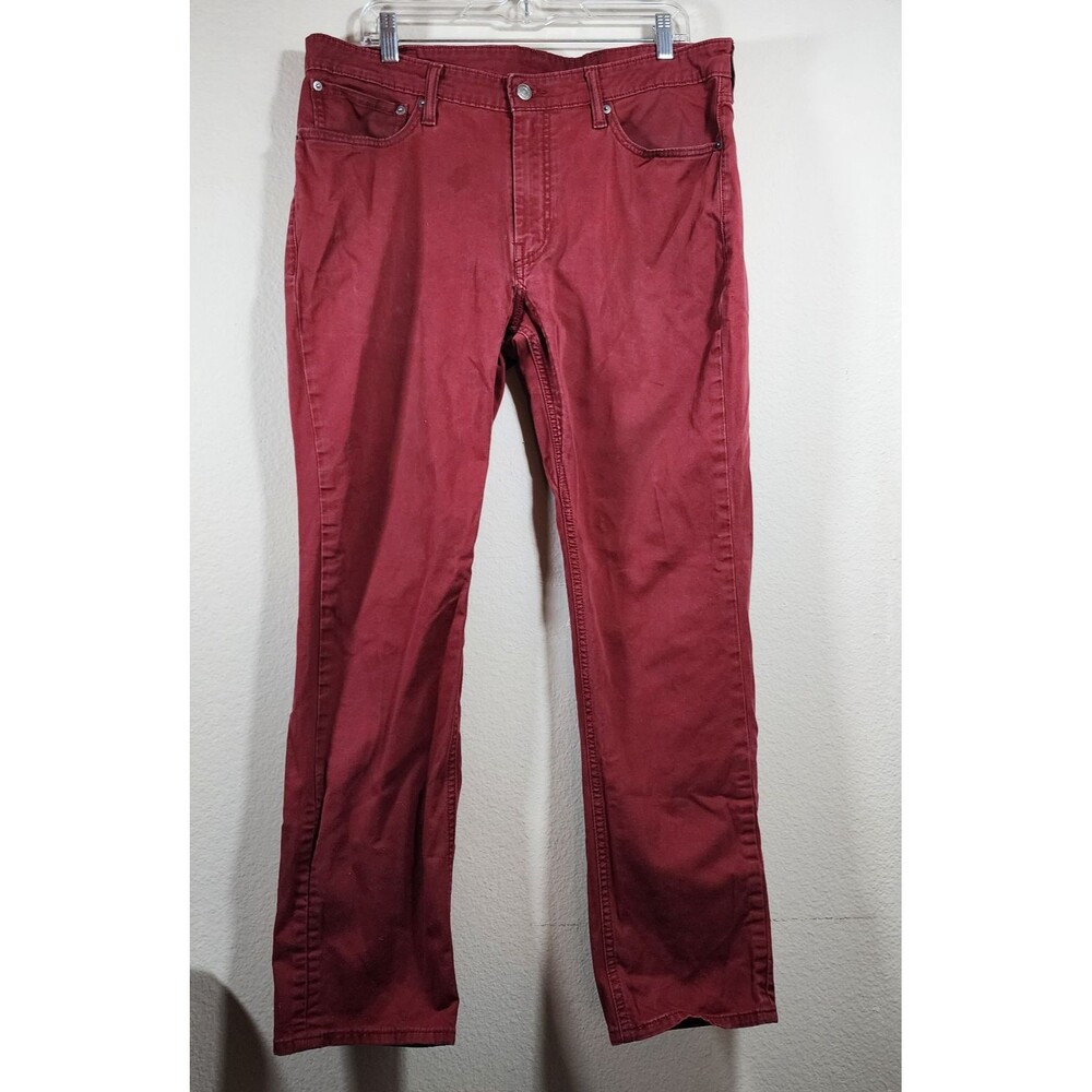 Levi's 511 Slim Fit Commuter Jeans Red Men's Size 36 X 30